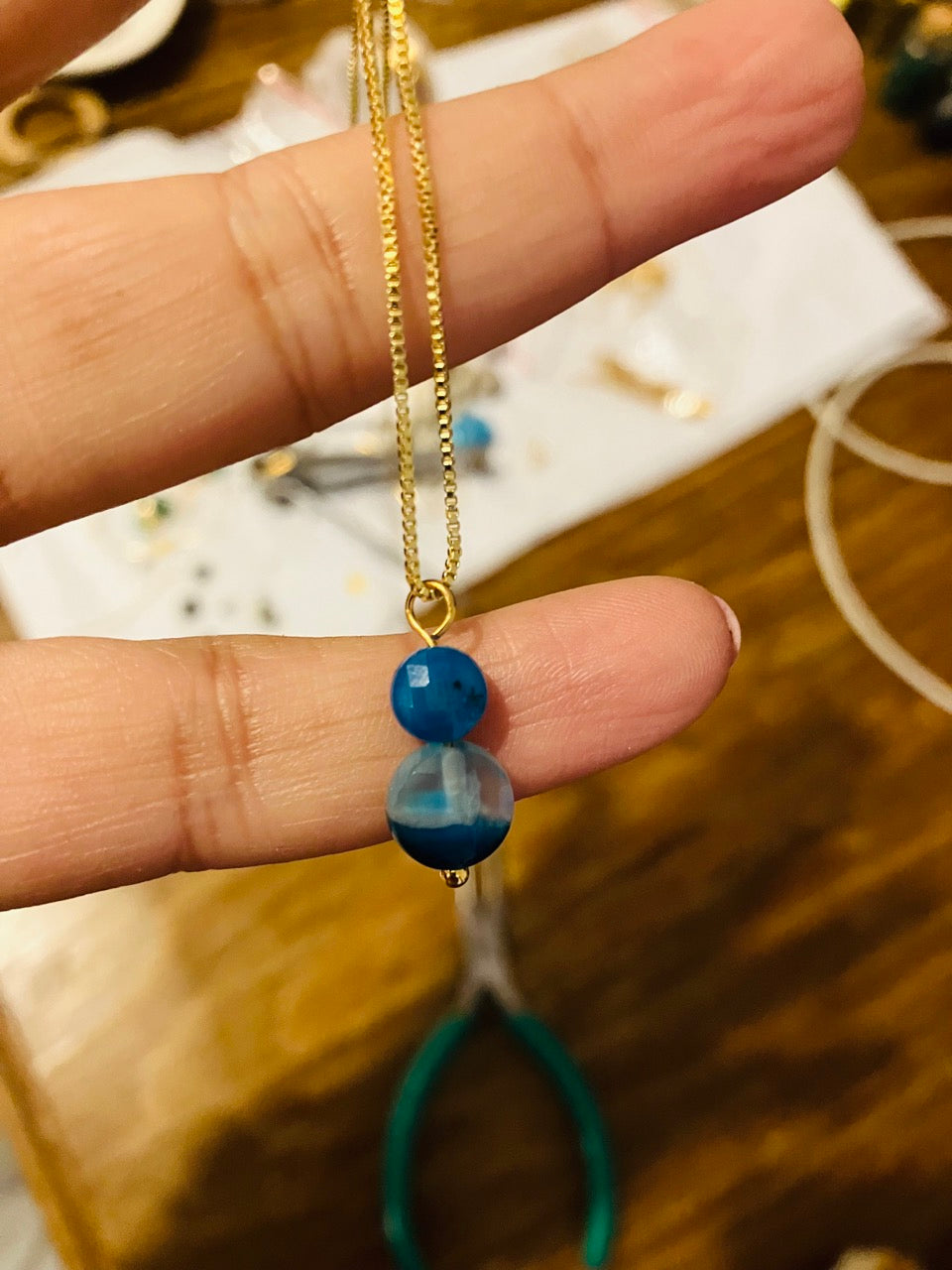 Huggies | Blue Agate| Friendship & Compassion