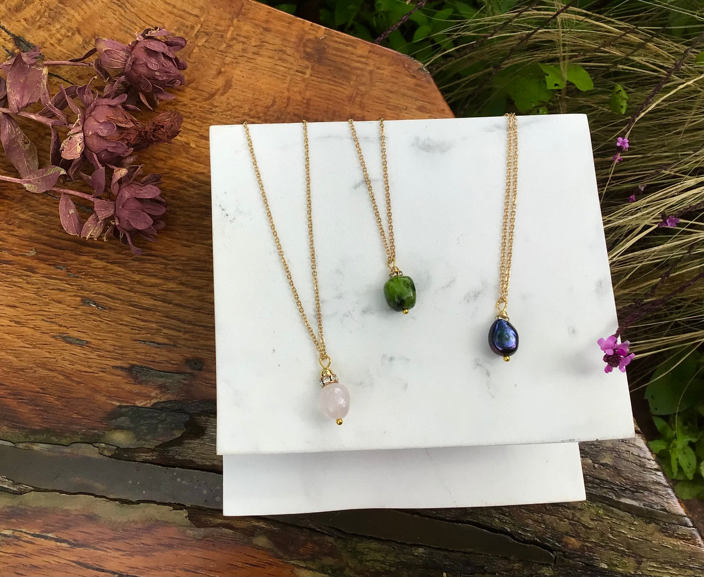 Bauble Necklace | Peacock Pearl | Wisdom