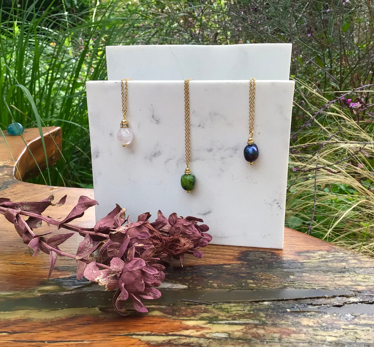 Bauble Necklace | Peacock Pearl | Wisdom