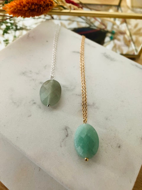 Danu Necklace | Jade | Abundance