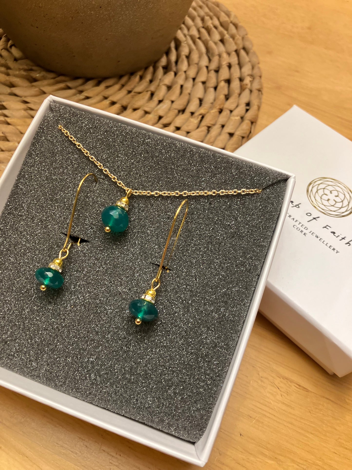 Onyx Gift Set | Green Onyx | Protection